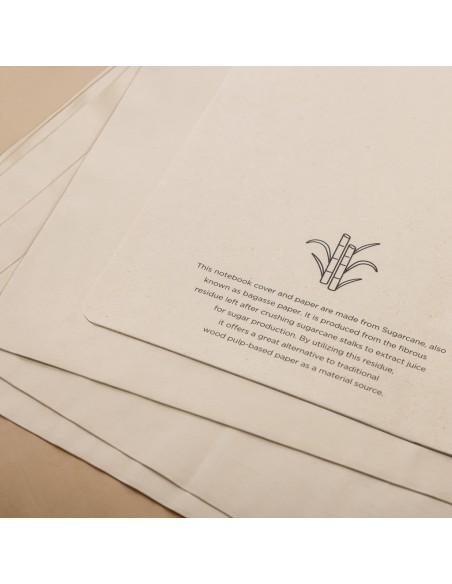 Taccuino A5 in carta di canna da zucchero Stylo