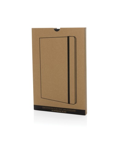 Taccuino A5 crafstone in carta kraft e pietra riciclati