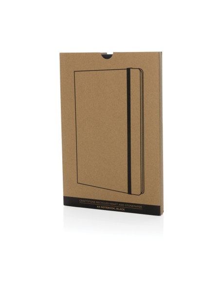 Taccuino A5 crafstone in carta kraft e pietra riciclati