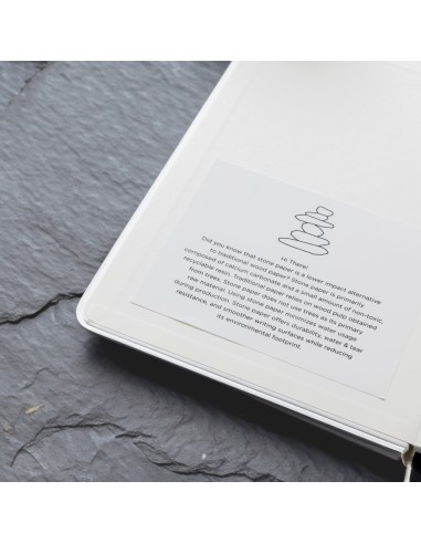 Taccuino A5 crafstone in carta kraft e pietra riciclati