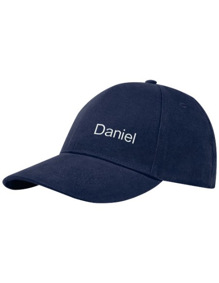 Cappellino a 6 pannelli in materiale riciclato certificato GRS Trona