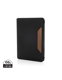 Portablocco A5 Teri in rPET AWARE™ e noce