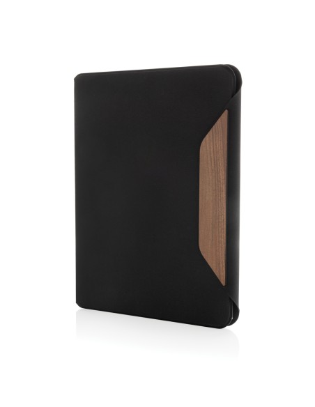 Portablocco A4 Teri in rPET AWARE™ e noce