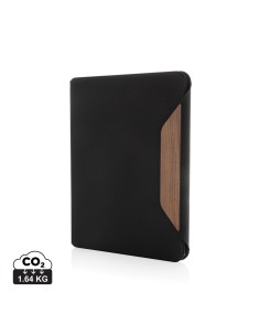 Portablocco A4 Teri in rPET AWARE™ e noce