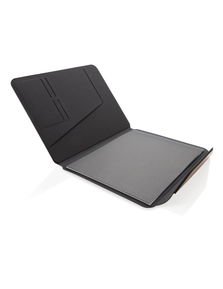 Portablocco A4 Teri in rPET AWARE™ e noce