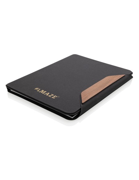 Portablocco A4 Teri in rPET AWARE™ e noce