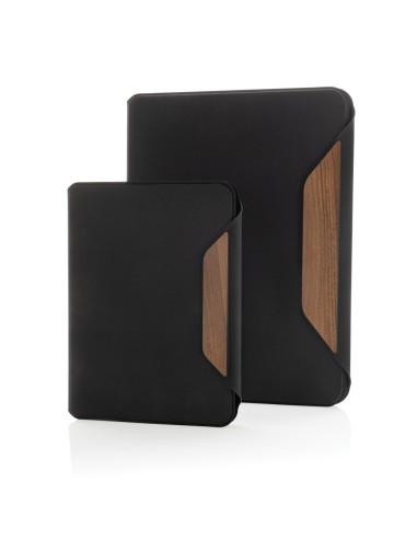 Portablocco A4 Teri in rPET AWARE™ e noce