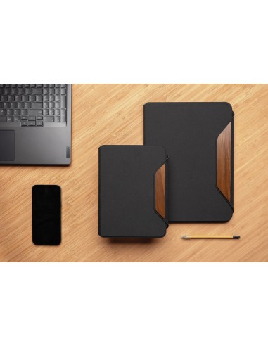 Portablocco A4 Teri in rPET AWARE™ e noce