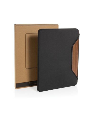 Portablocco A4 Teri in rPET AWARE™ e noce