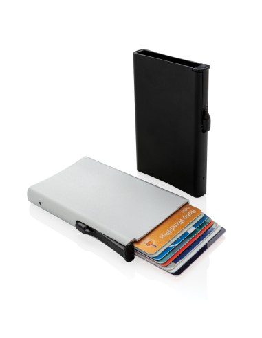 Porta carte standard RFID in alluminio
