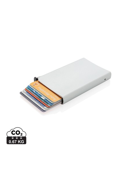 Porta carte standard RFID in alluminio