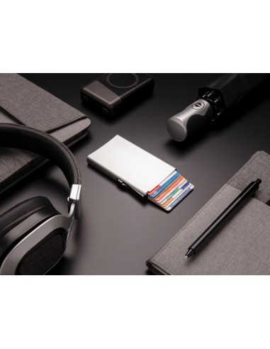 Porta carte standard RFID in alluminio