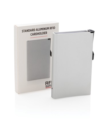 Porta carte standard RFID in alluminio