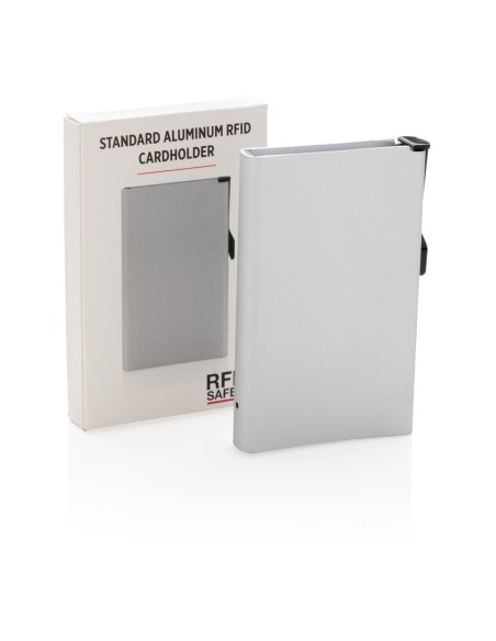 Porta carte standard RFID in alluminio
