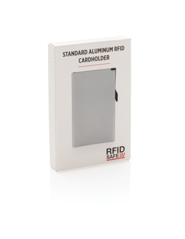 Porta carte standard RFID in alluminio