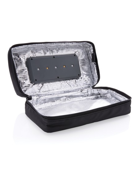 Custodia portatile con sterilizzatore UV-C con batteria