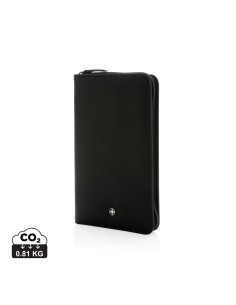 Portafoglio da viaggio RFID Swiss Peak Heritage in rPU RCS