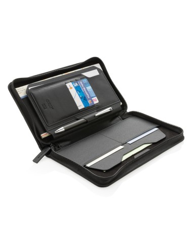 Portafoglio da viaggio RFID Swiss Peak Heritage in rPU RCS