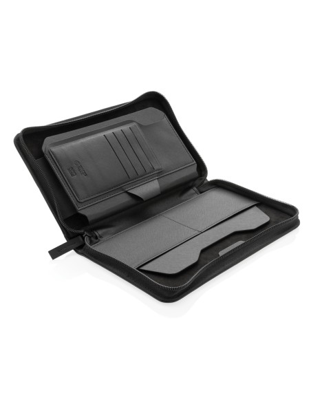 Portafoglio da viaggio RFID Swiss Peak Heritage in rPU RCS