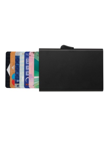 Porta carte di credito RFID in alluminio C-Secure