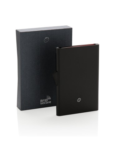Porta carte di credito RFID in alluminio C-Secure