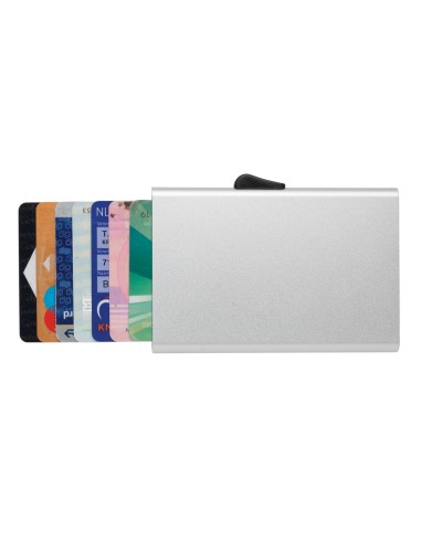 Porta carte di credito RFID in alluminio C-Secure