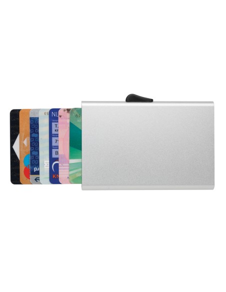 Porta carte di credito RFID in alluminio C-Secure
