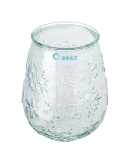 Portalumino in vetro riciclato Faro