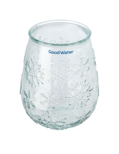 Portalumino in vetro riciclato Faro