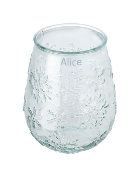 Portalumino in vetro riciclato Faro