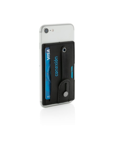 Supporto per telefono e porta carte RFID 3 in 1