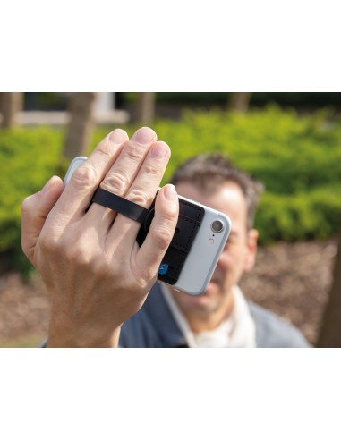 Supporto per telefono e porta carte RFID 3 in 1