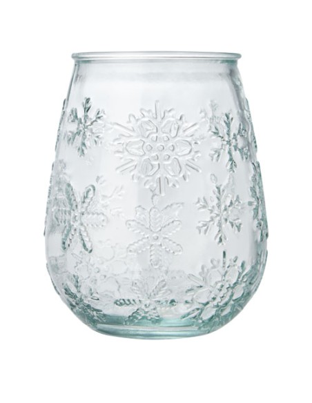 Portalumino in vetro riciclato Faro