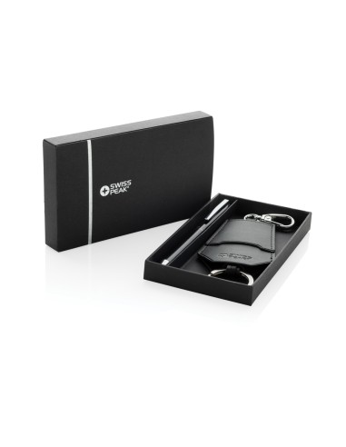 Set portachiavi e penna SP Tula in PU riciclato RCS