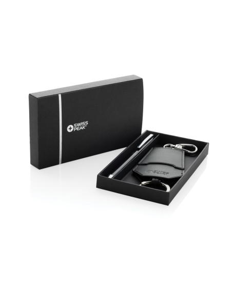 Set portachiavi e penna SP Tula in PU riciclato RCS