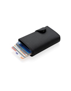 Porta carte RFID in alluminio con portafogli in PU