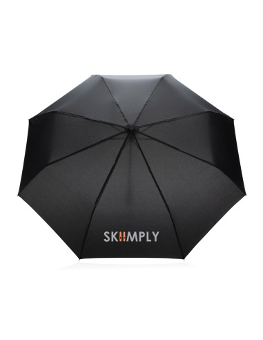 Mini ombrello bambù 20.5" rPET pongee 190T Impact AWARE™