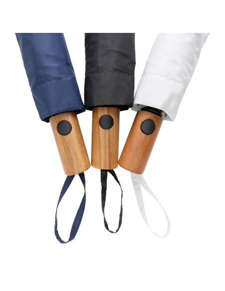 Mini ombrello automatico 21" Kaycey in rPET AWARE™