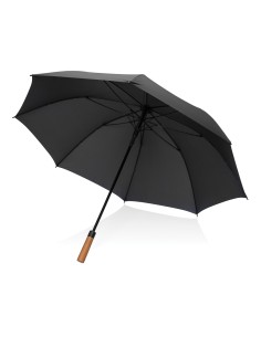 Ombrello automatico Tony 30" manico acacia rPET Aware™