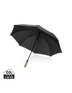 Ombrello automatico Tony 30" manico acacia rPET Aware™