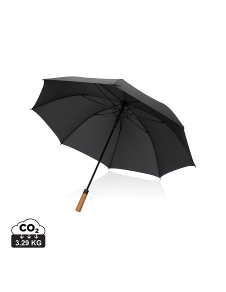 Ombrello automatico Tony 30" manico acacia rPET Aware™