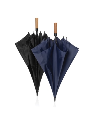 Ombrello automatico Tony 30" manico acacia rPET Aware™