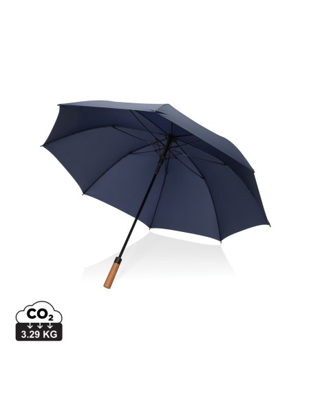 Ombrello automatico Tony 30" manico acacia rPET Aware™