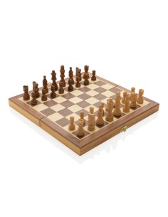 Lussuosa scacchiera pieghevole in legno