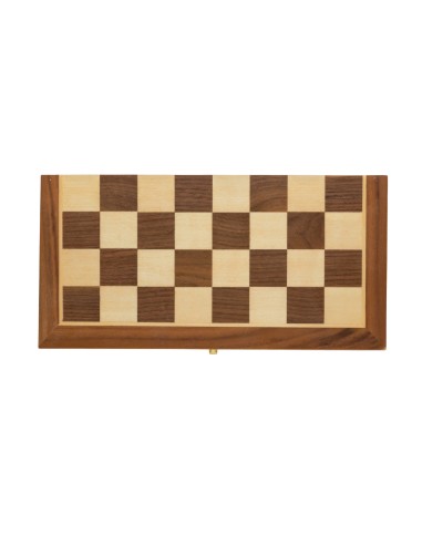 Lussuosa scacchiera pieghevole in legno