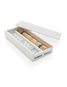 Gioco deluxe mikado/domino in legno