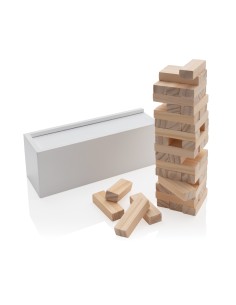 Gioco della torre cadente in legno