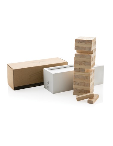 Gioco della torre cadente in legno