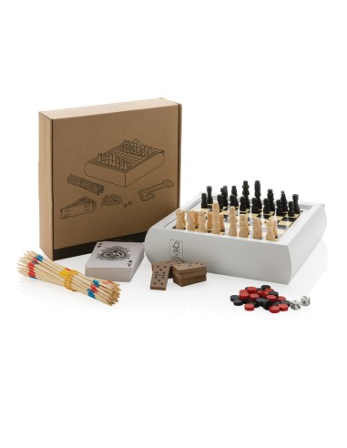 Set giochi 5 in 1 in legno