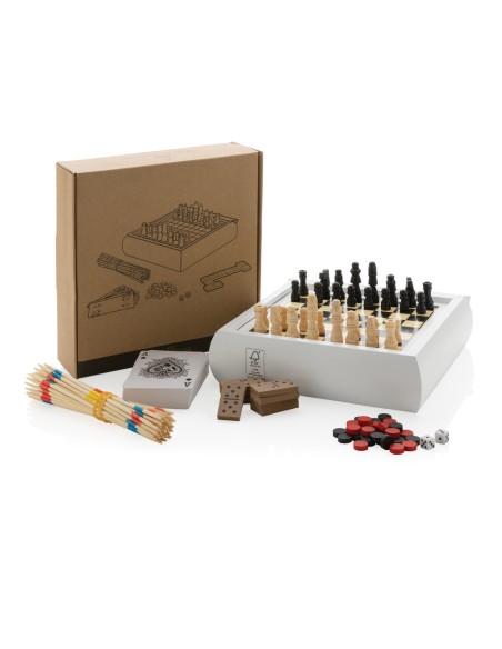 Set giochi 5 in 1 in legno